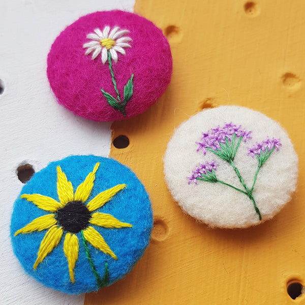 bright flower set