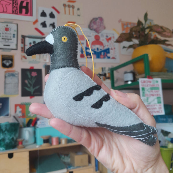 Hanging pigeon