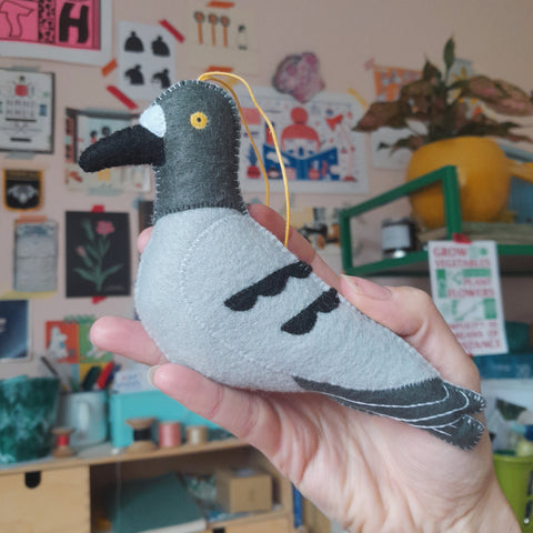 Hanging pigeon