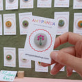 Red campion badge