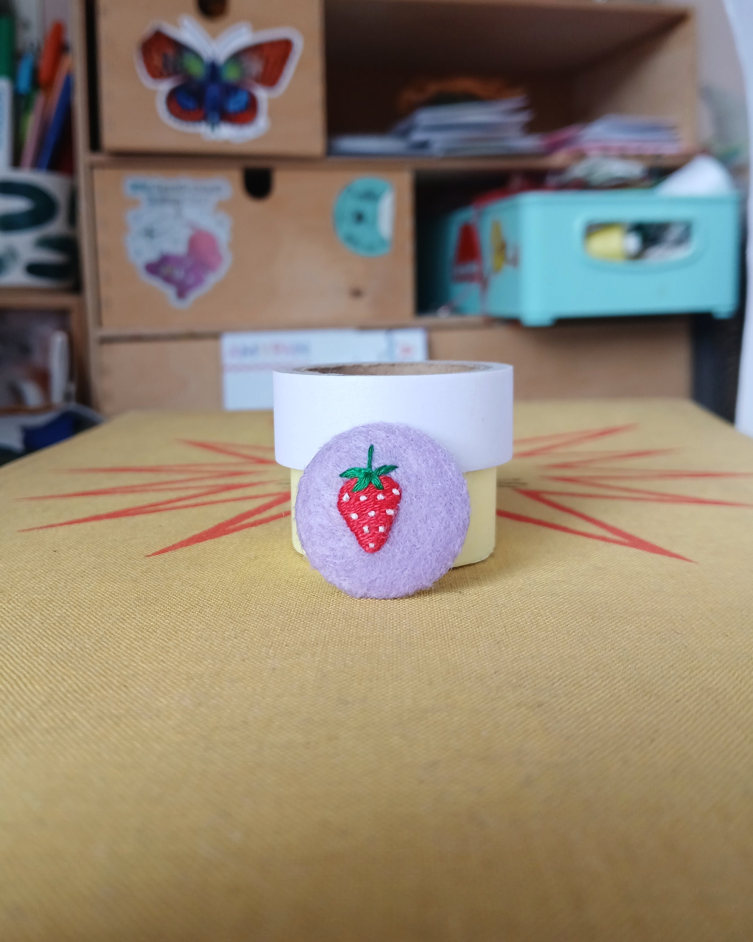 Strawberry badge