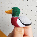 mallard brooch - amypanda