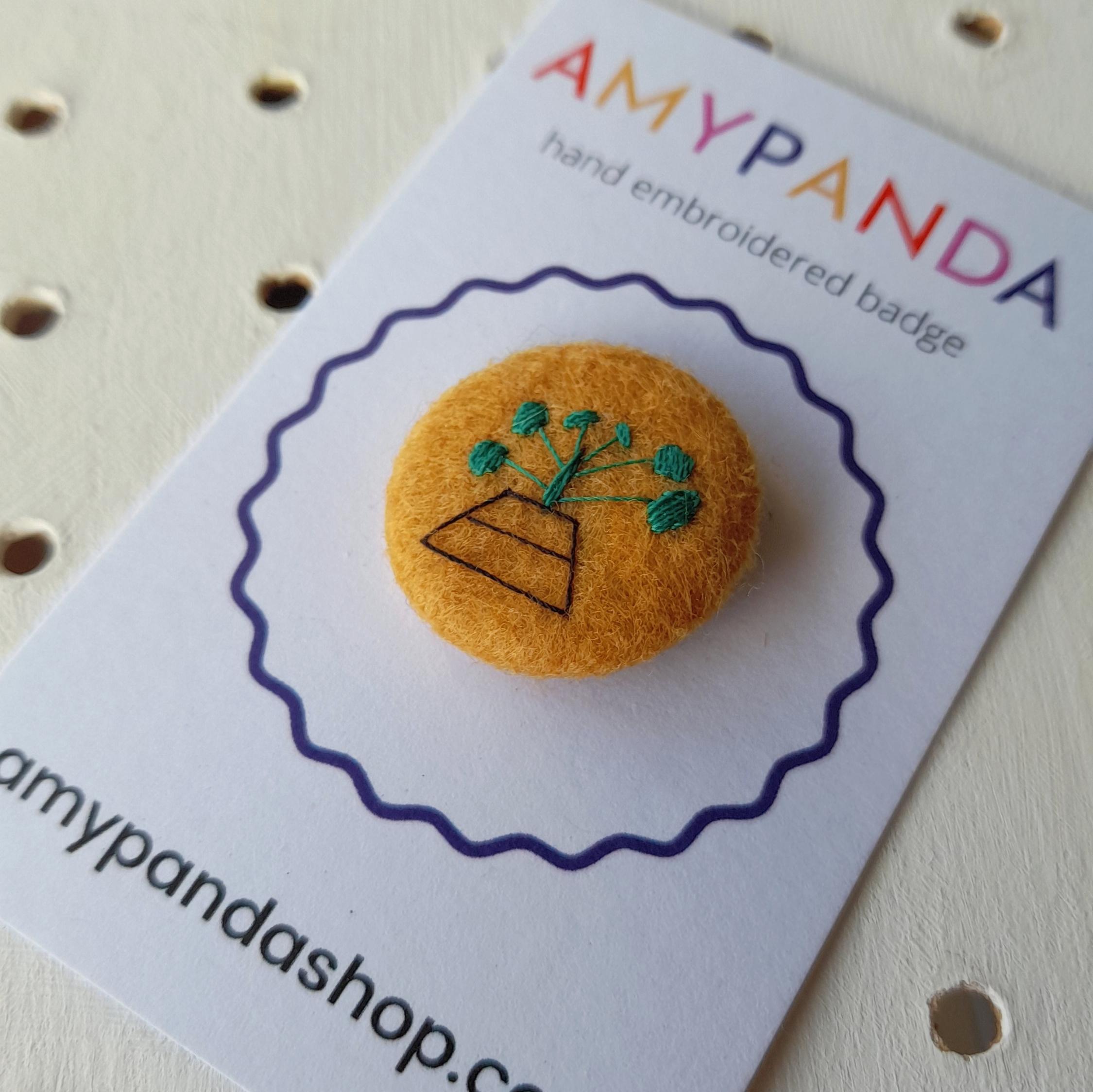 Pilea badge - amypanda