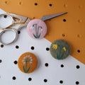 Spring flowers badge set - amypanda