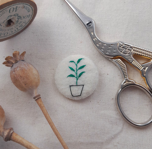 avocado plant badge - amypanda
