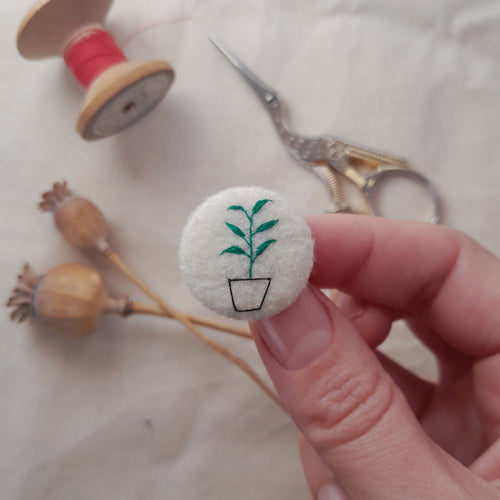 avocado plant badge - amypanda