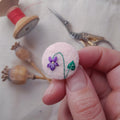 sweet violet badge - amypanda