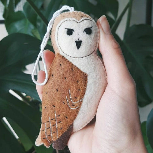 barn owl decoration - amypanda