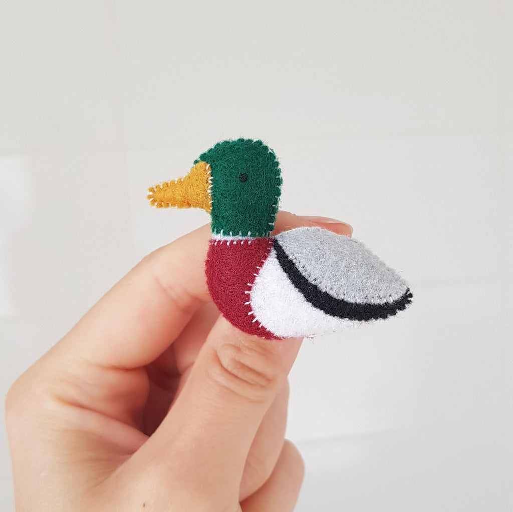 mallard brooch - amypanda