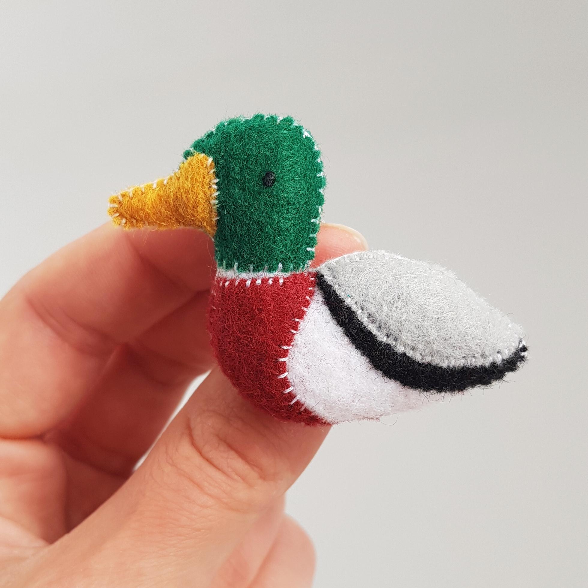 mallard brooch - amypanda