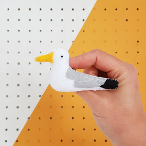 seagull brooch